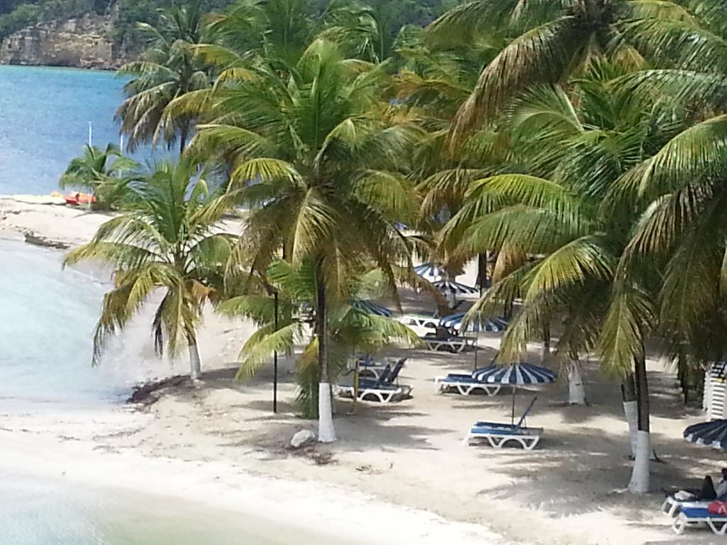 Appartement T1 Sur La Plage Et Vue Mer Le Gosier  Ruang foto